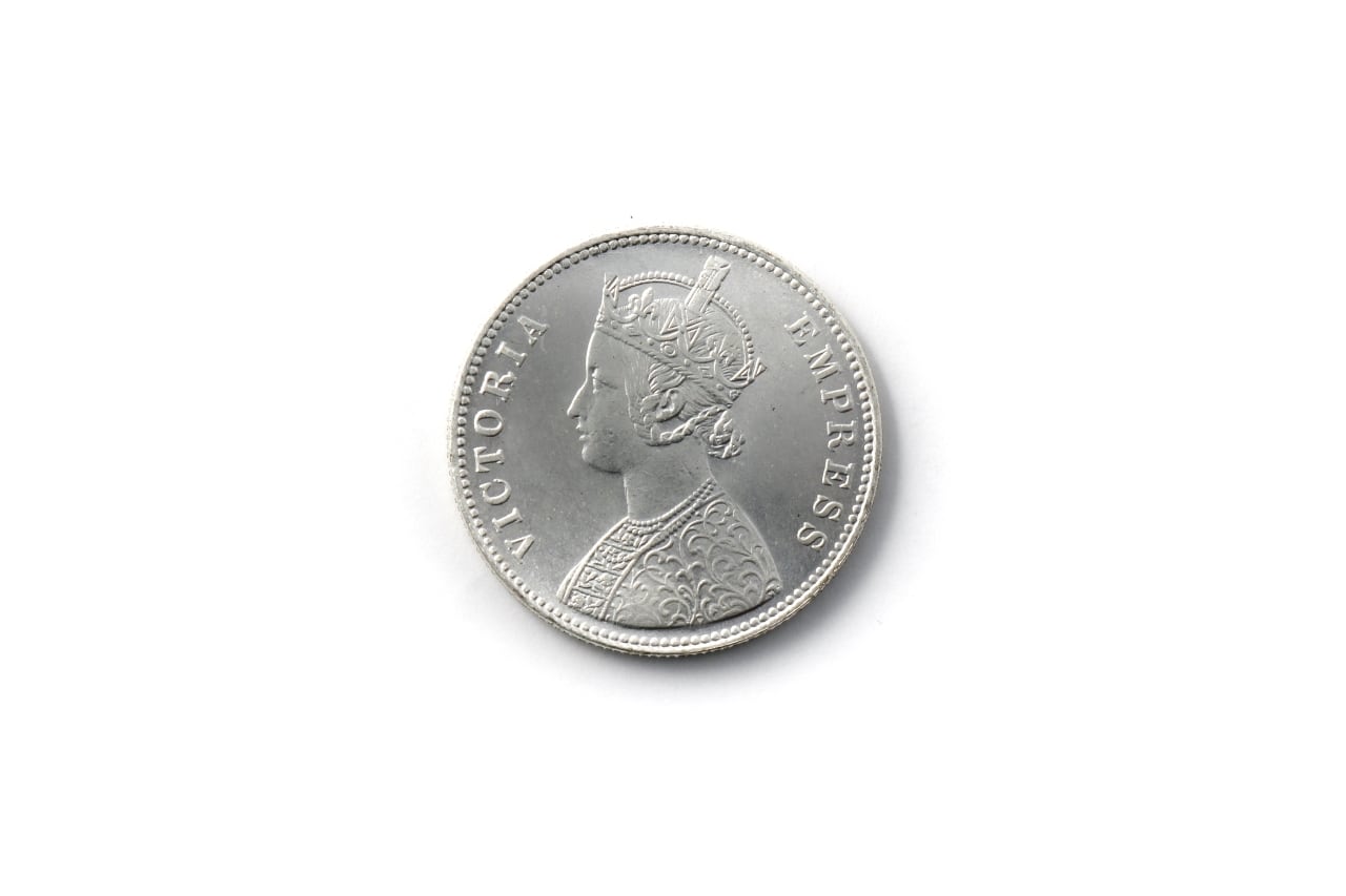 英領インド帝国 1ルピー銀貨 レプリカ | Macomical Shop