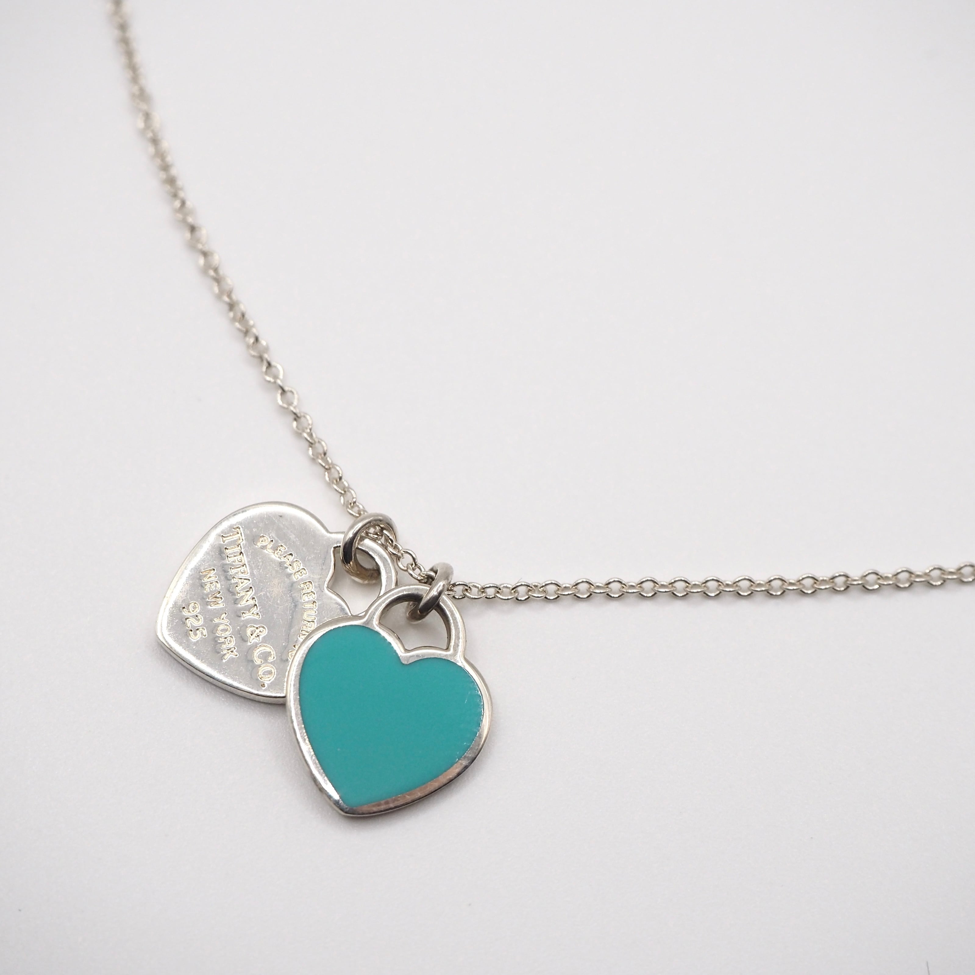 Tiffany&Co. リターントゥ ダブルハート タグネックレス シルバー925