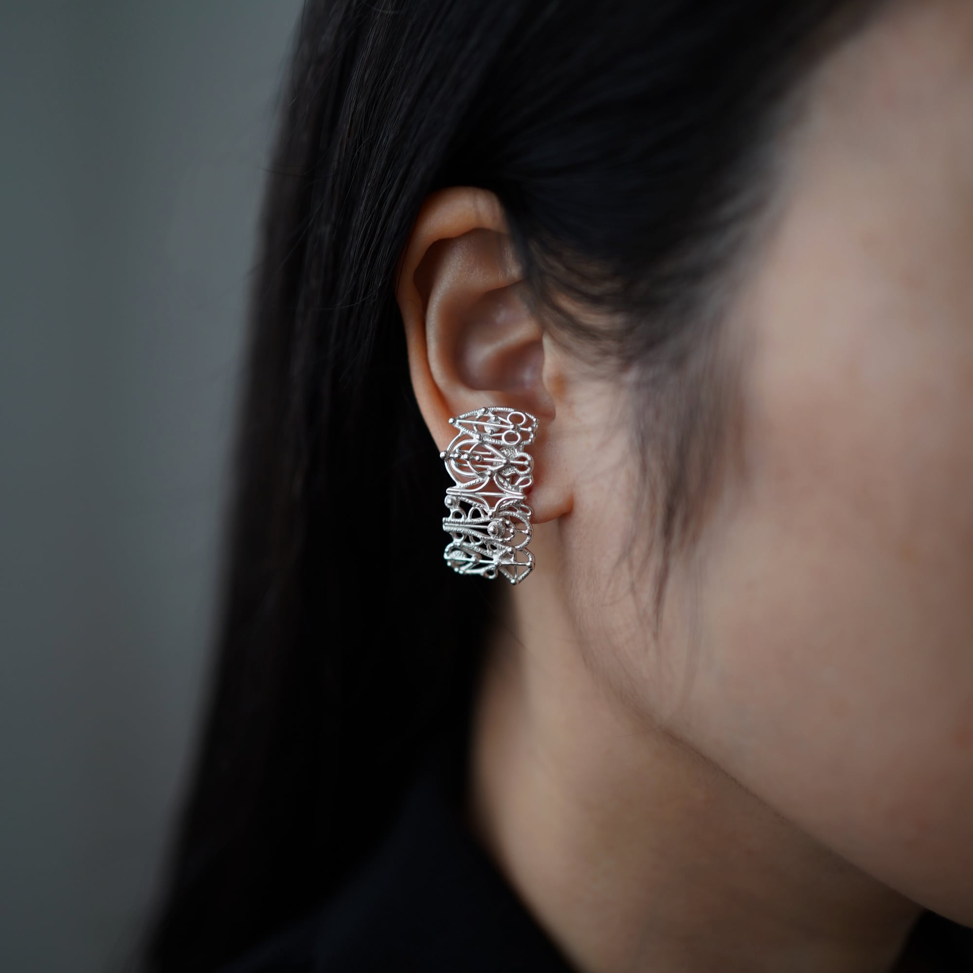 蕾中 イヤリング