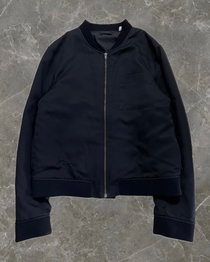 "HELMUT LANG early 2000" short length oil bomber jacket