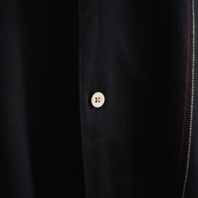 double line cross square loose h/s shirt