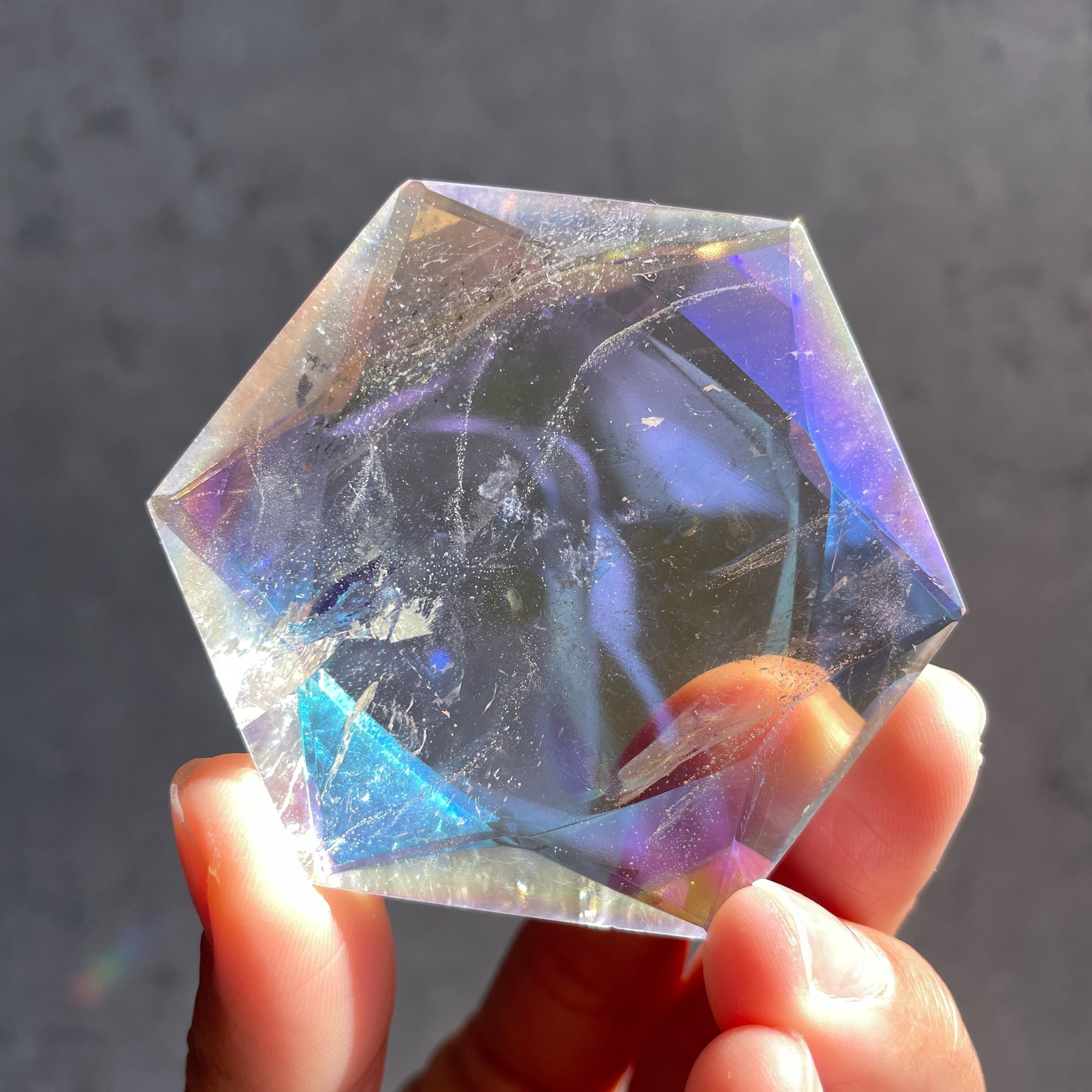 大宇宙との融合✨ レインボーピラミッド 神聖幾何学 スモーキー