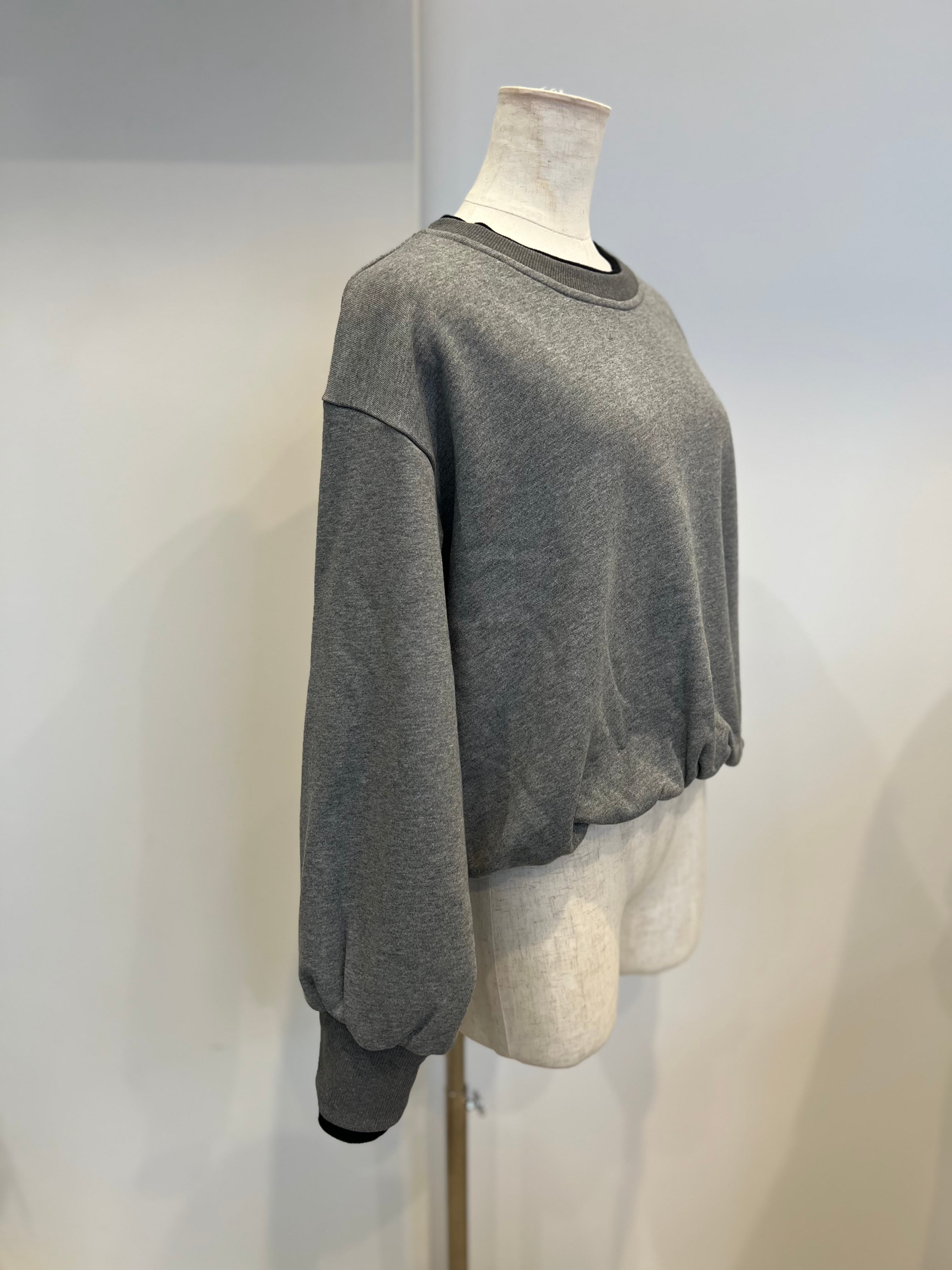 【SELECT】配色レイヤードバルーンプルオーバー 25-0679