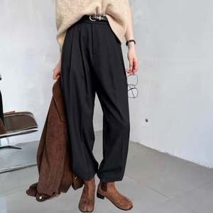 クラシックストレートワイドタックパンツ　R00811