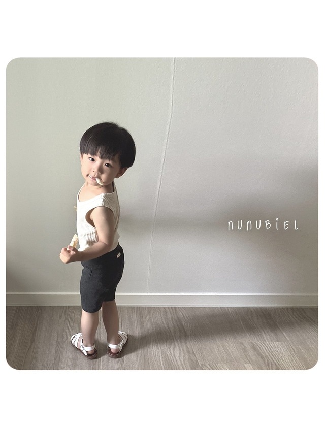 ⭐︎即納⭐︎[nunubiel-kids] muffin sleeveless