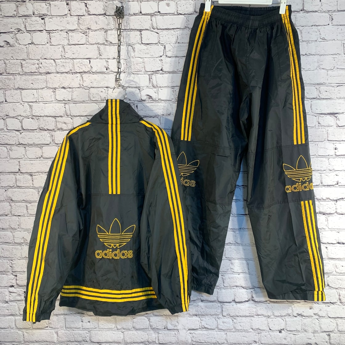 激レア！ adidas アディダス ナイロンセットアップ 90s 国旗タグ | Pay ID 