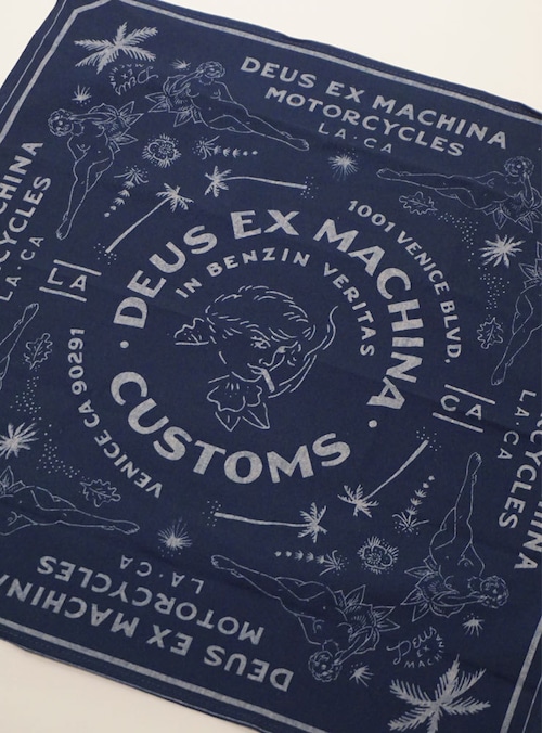 Deus ex Machina Troppo Bandana ネイビー