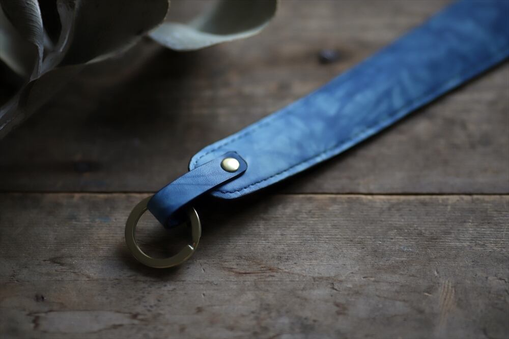 藍染革[migaki] 靴べらロングタイプ【海光】 | enku Onlineshop
