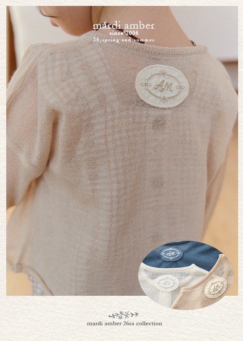 [mardi amber] Summer Linen Cardigan / [마르디엠버] 썸머린넨가디건