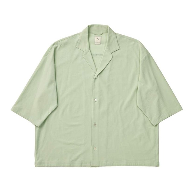 CTTN DRY KNIT H/S SHIRT / コットンドライニットH/Sシャツ(GREEN)