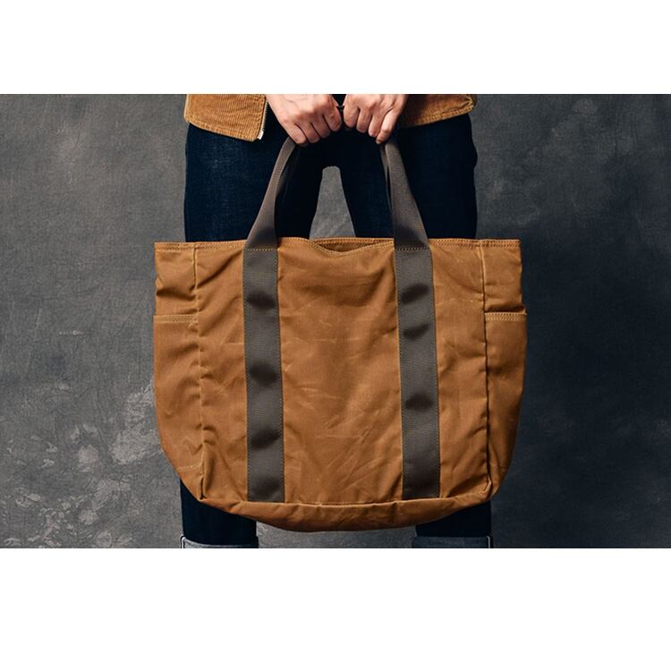 ★OLD OIL WAX CANVAS TOTE BAG　　　A0532