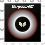バタフライ(Butterfly) 卓球 日本製 ラバー グレイザー09C 裏ソフト 粘着性ハイテンション レッド(006) 厚 06110