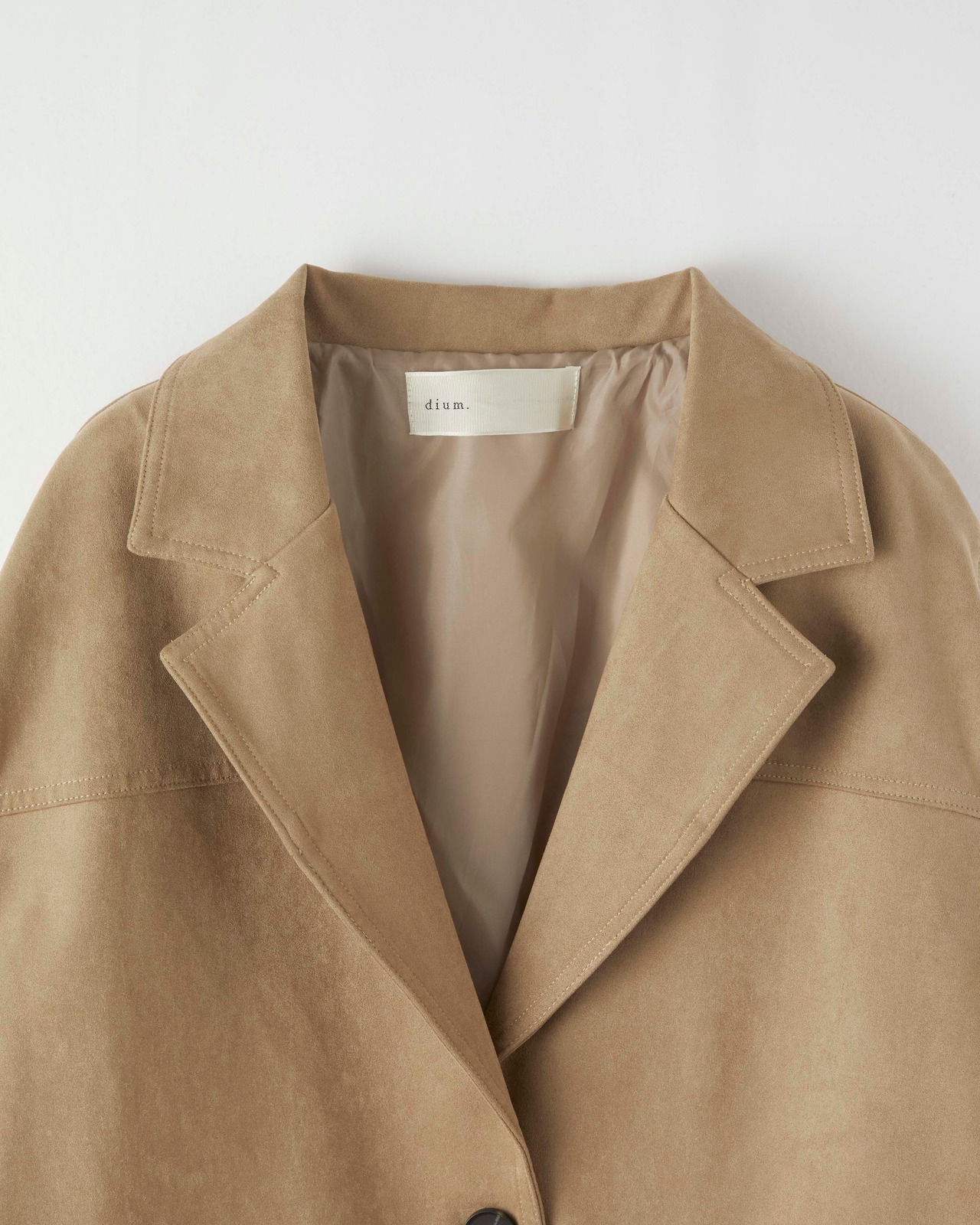 DU250718 Fake Suede Jacket【11月上旬予約商品】