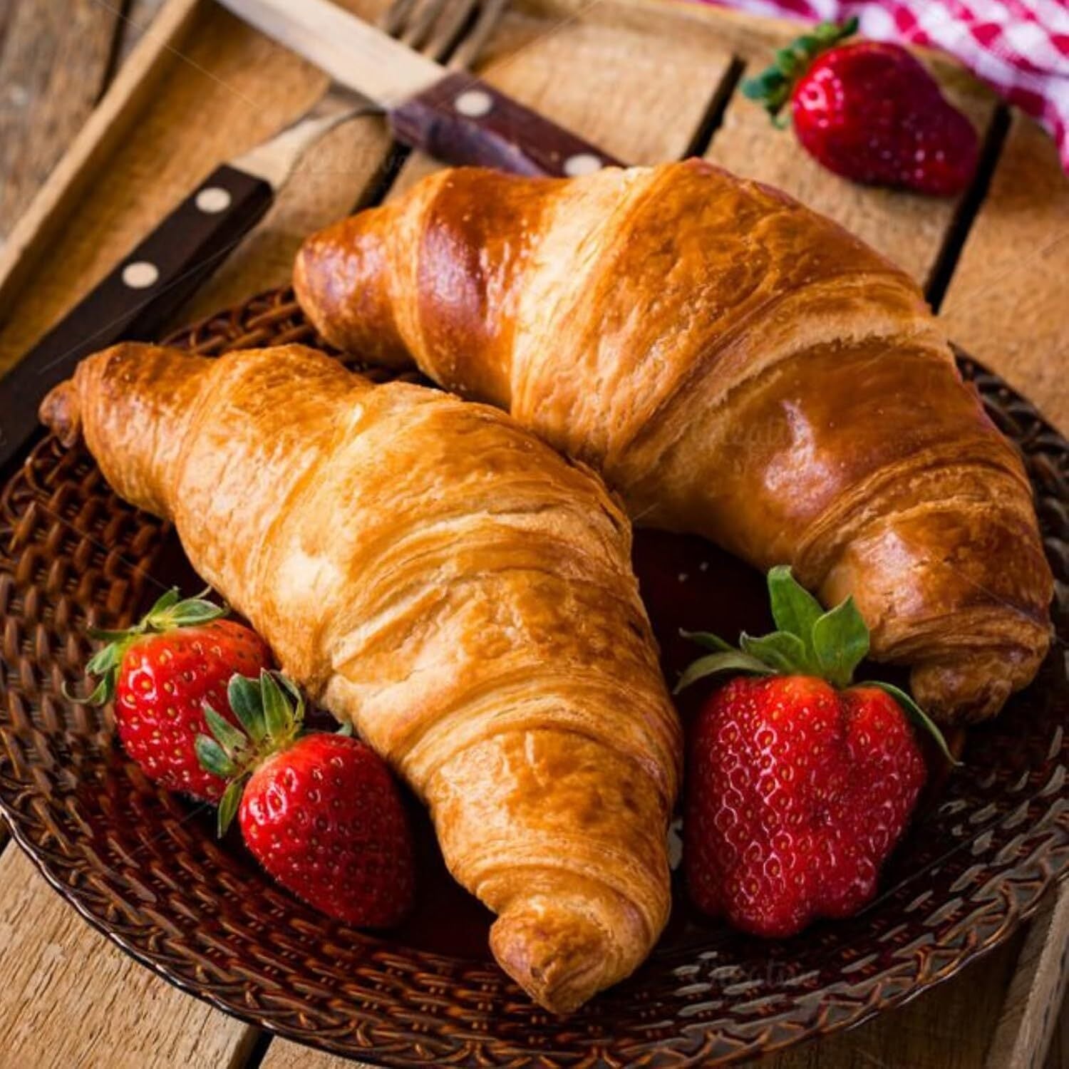 フランス産 クロワッサン 冷凍パン生地 70g×6個｜AOPバター使用｜白