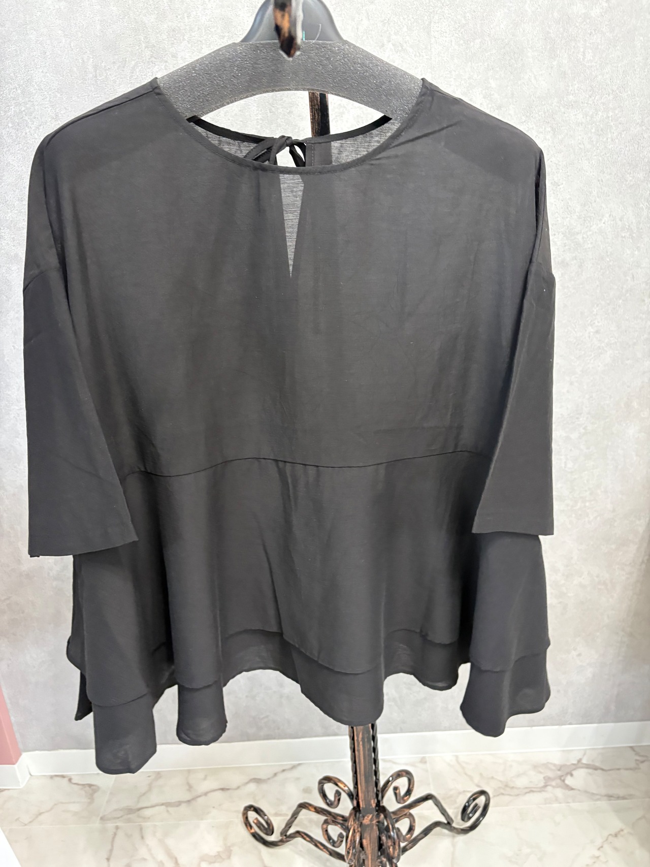 le vent soufflé シアーリネンミックス　ブラウス　26S 081