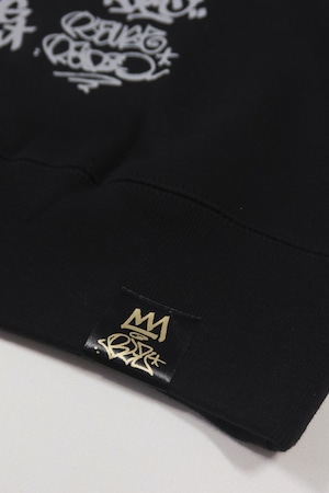 "KING" MOL CREW SWEAT SHIRT [BLACK]