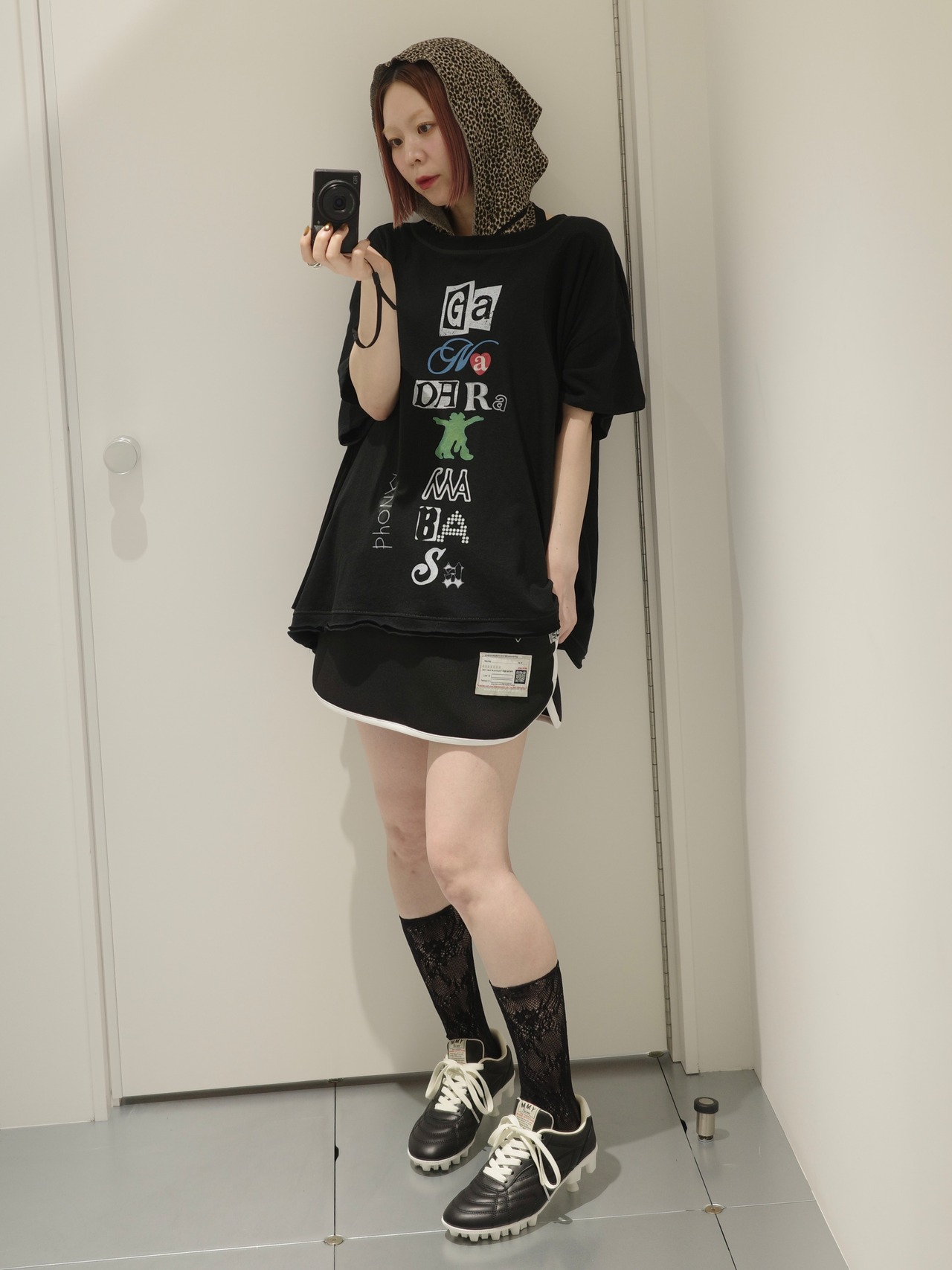 【26SS】OPEN YY オープン ワイワイ / SCOOP NECK PHONETIC TEE - 3