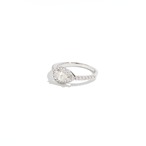 ダイヤモンド デザイン リング SI1 pt950 / 0.326ct / 0.320ct