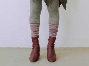 Border line wool Long women