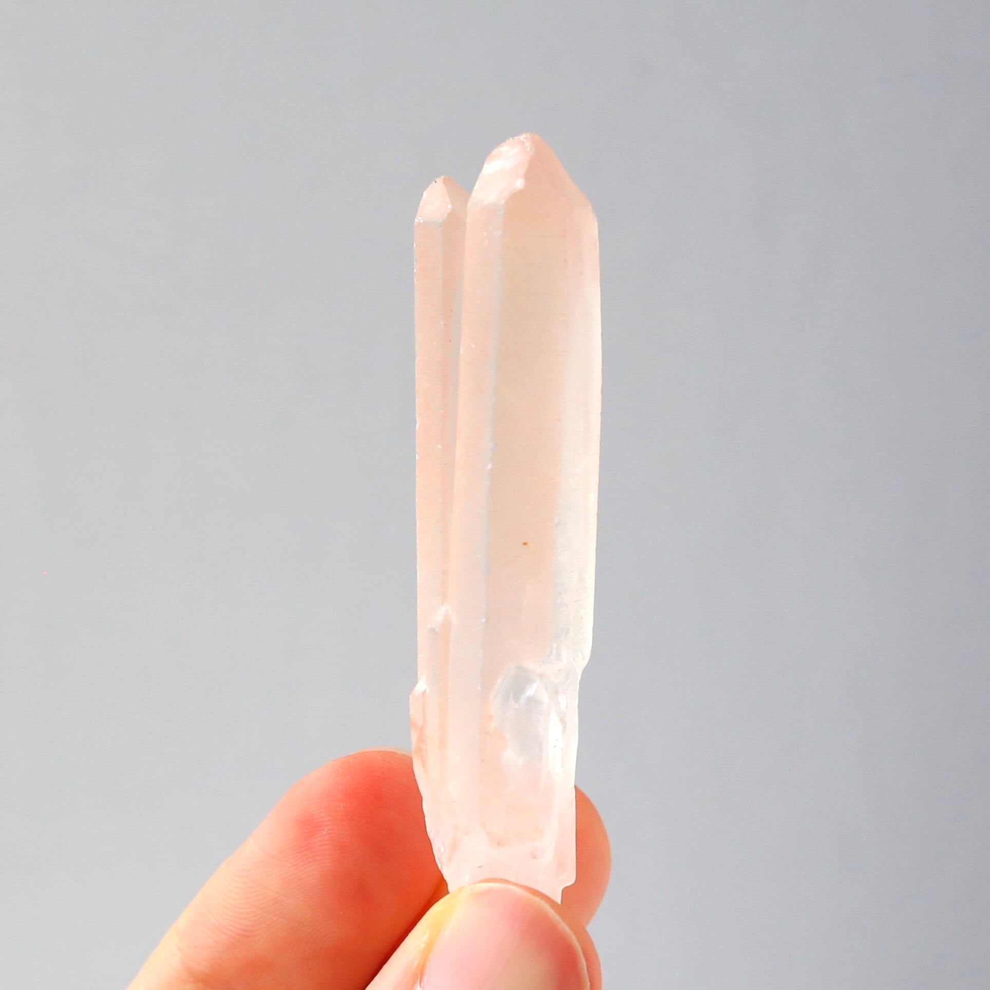 ソウルメイトツイン ピンククォーツ マダガスカル産 天然石 水晶 鉱物