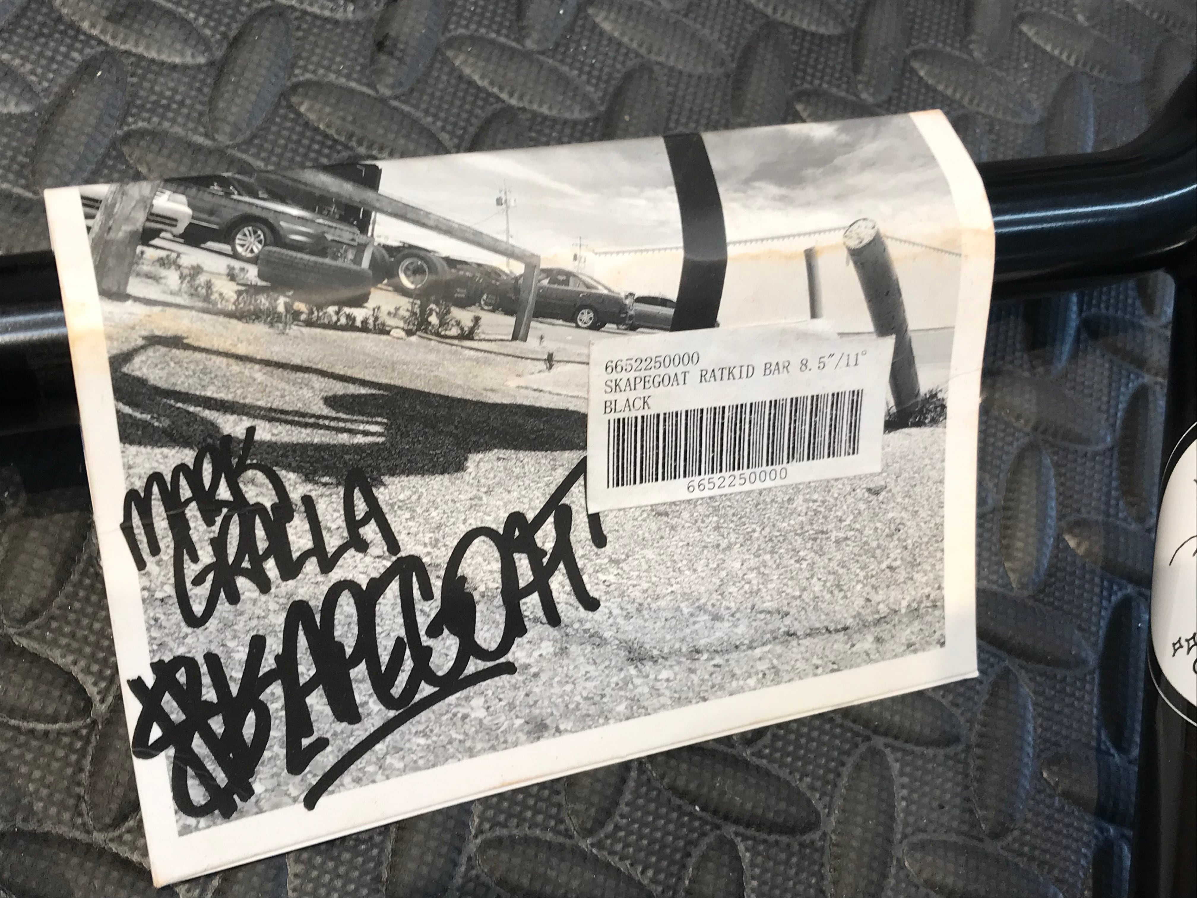 8.5” SKAPEGOAT RATKID BAR BLACK | bmxshop