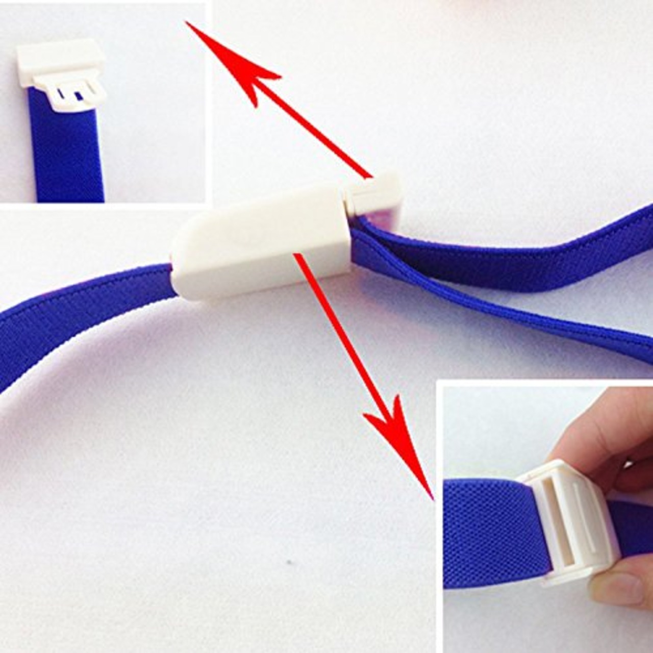 止血 バンド 駆血帯 ワンタッチ マジックテープ 式 ブルー 軽量 着脱簡単 (ブルー)