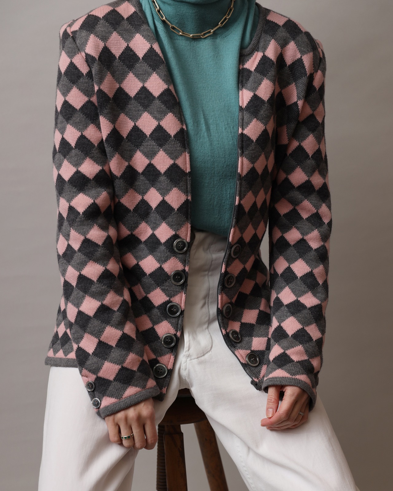 1980's Valentino - Studio / Zipper Knit