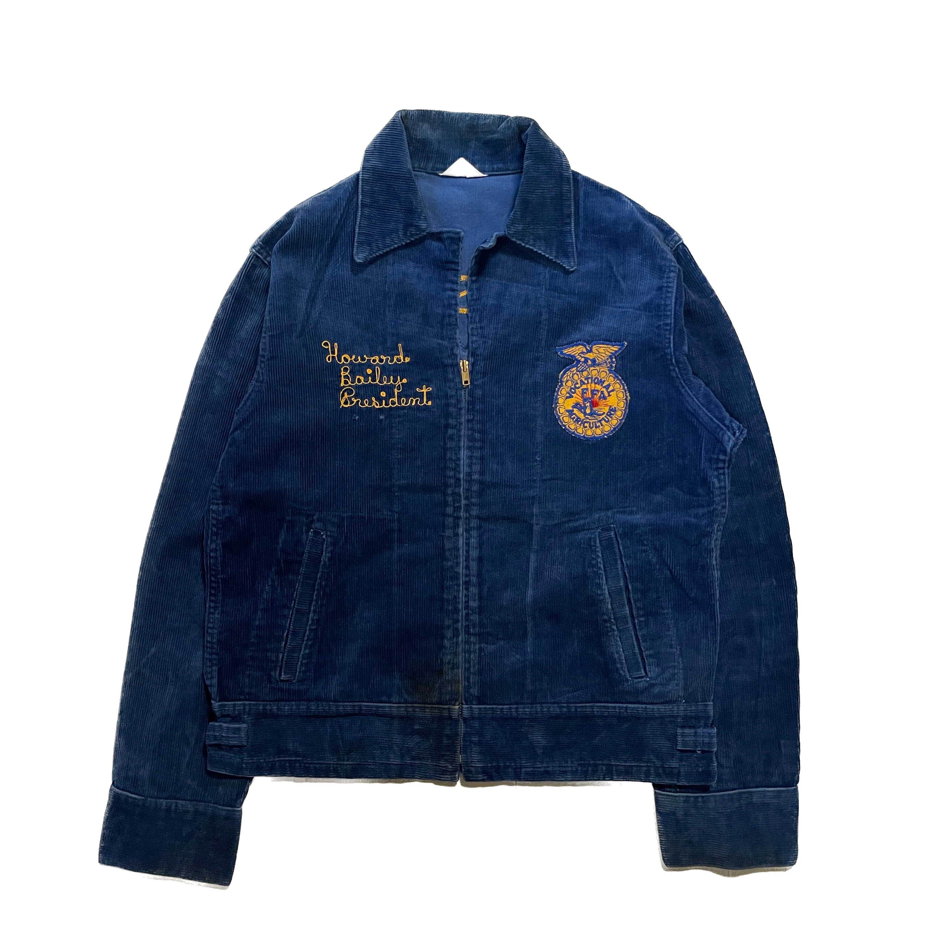 FFA会長】President 50s LOUISIANA FFA Jacket 40相当 棒TALON | ib2