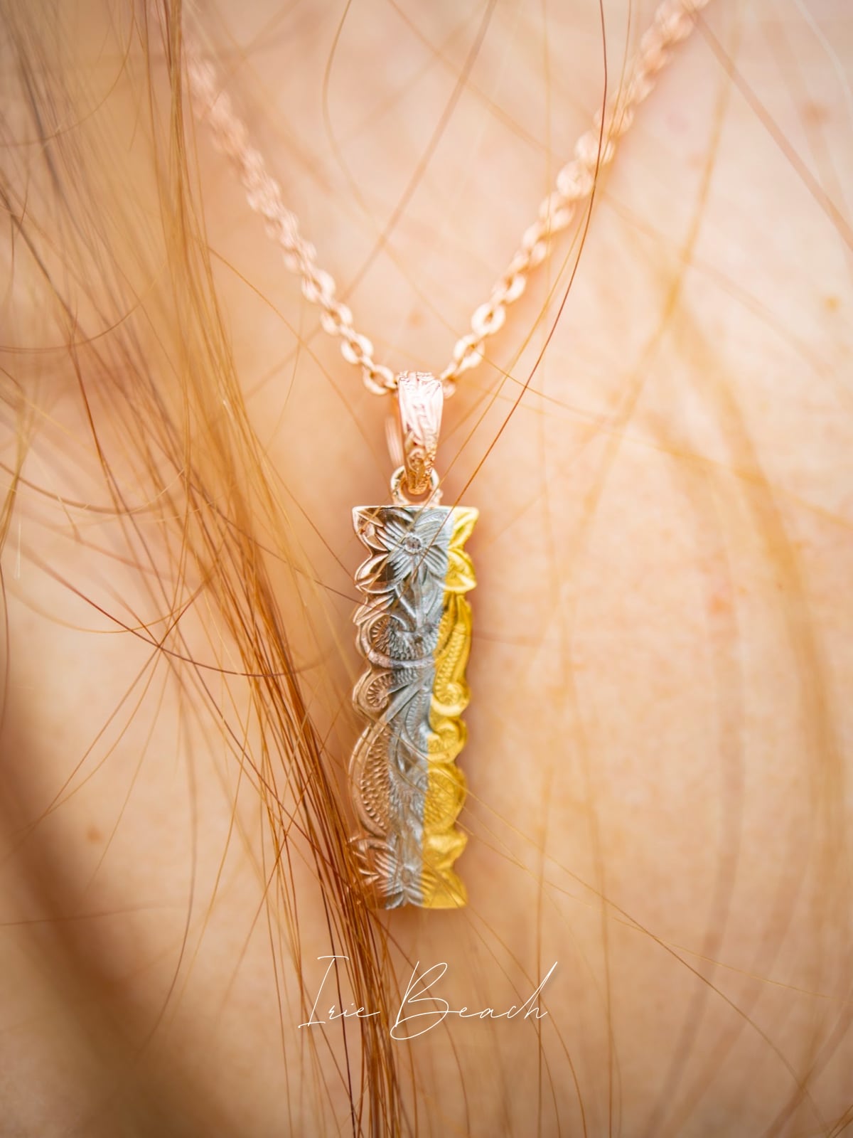 3Line bar necklace 【reversible】