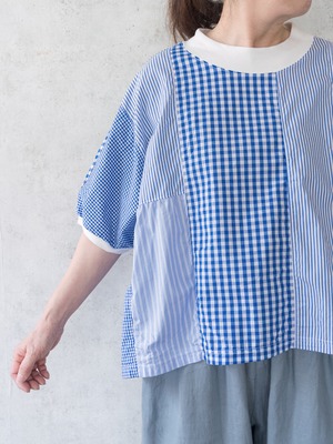 [NATURAL LAUNDRY]クラフトパネル　ハギモックプルオーバー