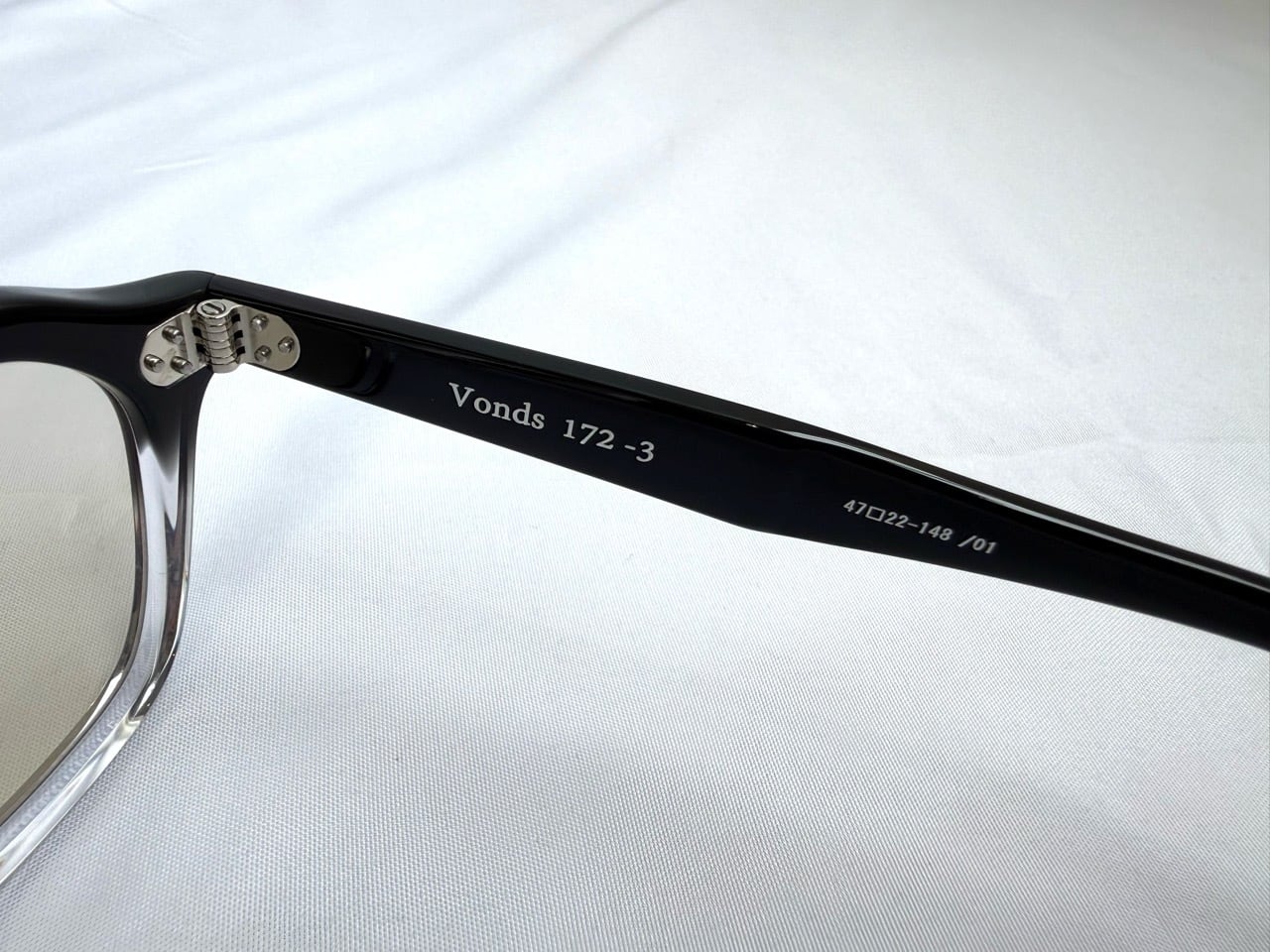 CASU Eeyewear] Vonds 172-3 black/clear キャスアイウェア ボンズ