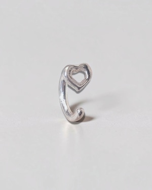 bone HEART body hook SILVER925 #LJ18051P/18G #LJ18050P/16G #LJ19006P/14G