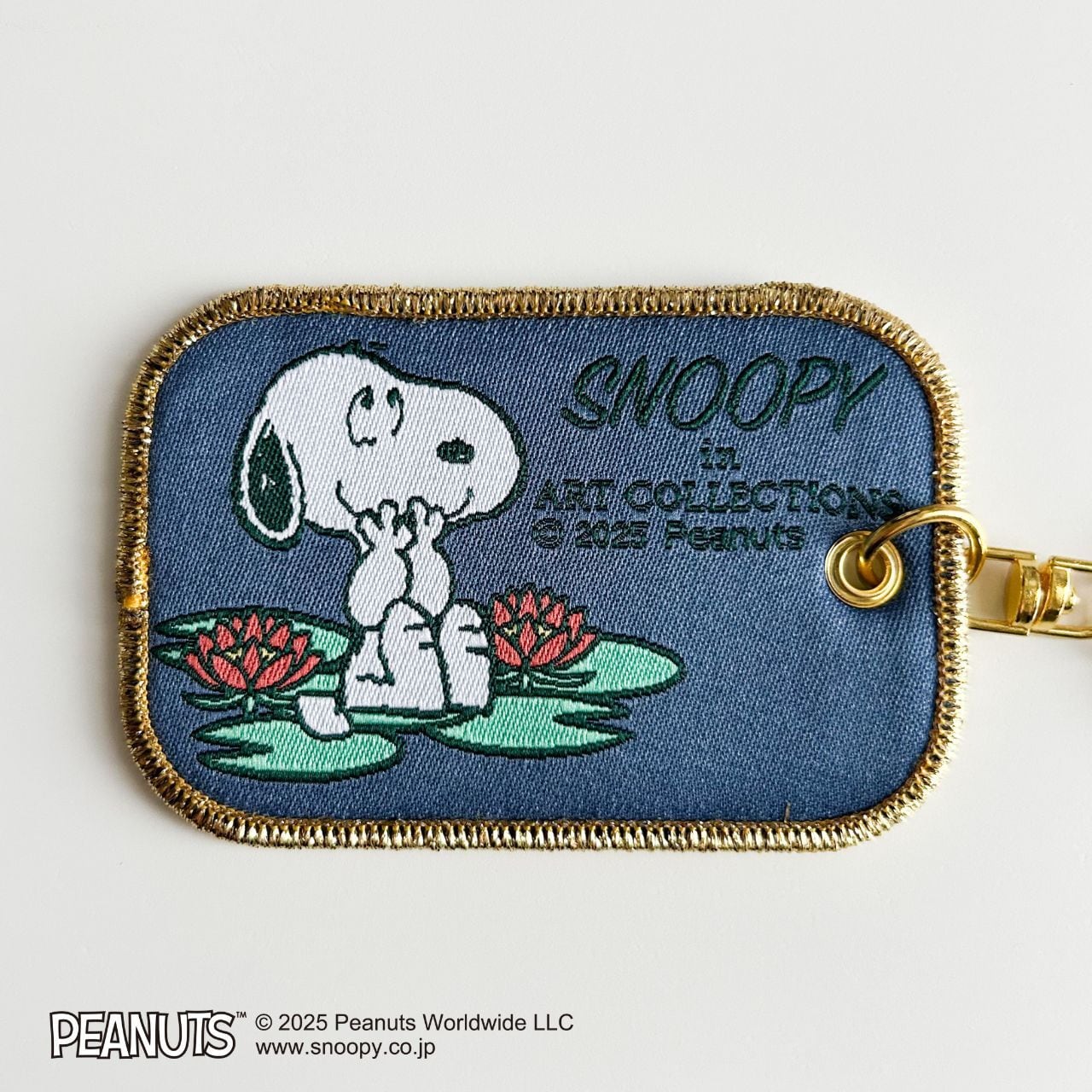 2月再販予定】スヌーピー 刺繍キーホルダー モネ 睡蓮 | hmm, by 東京