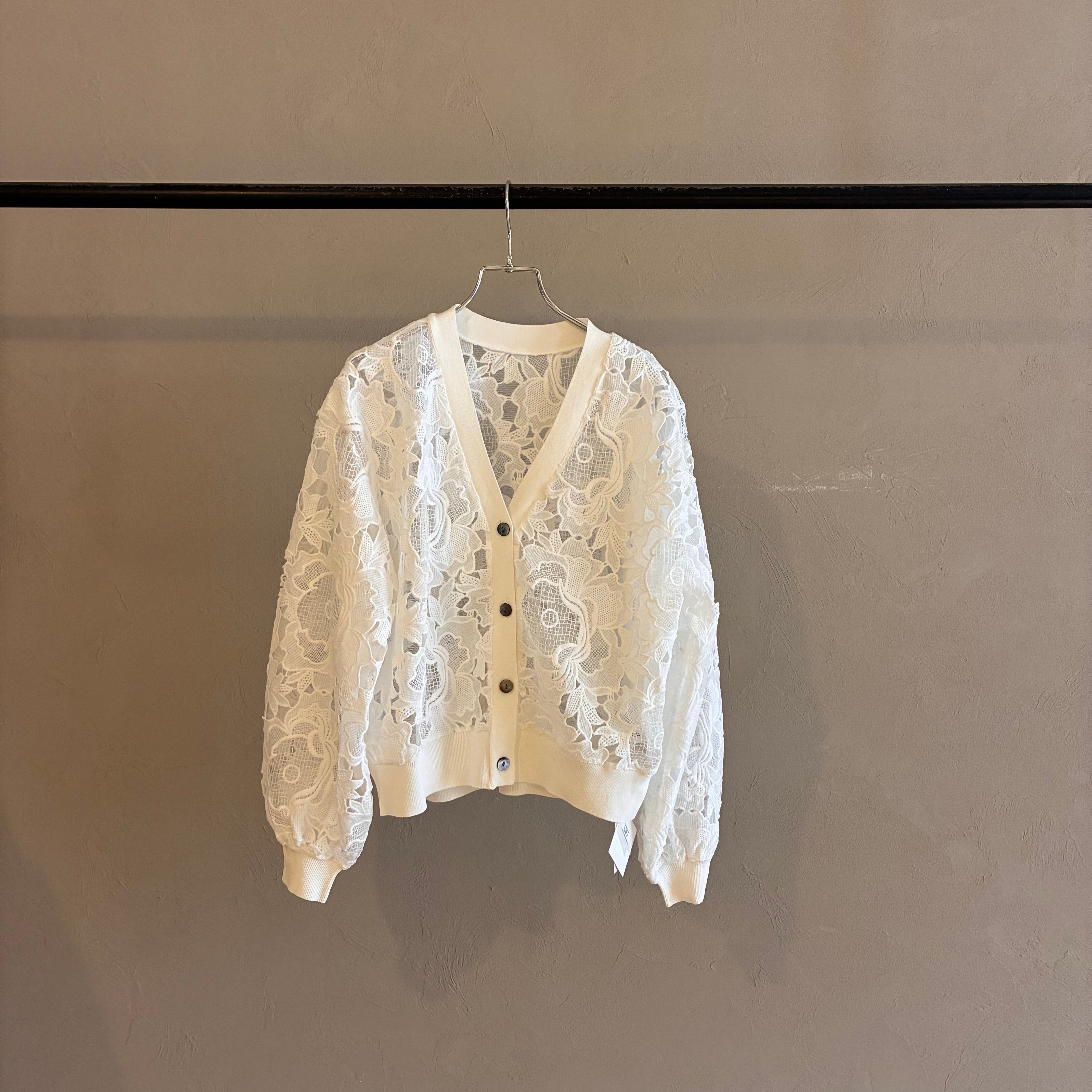 ROSIEE 】レースチュールドッキングカーディガン | valance 福井