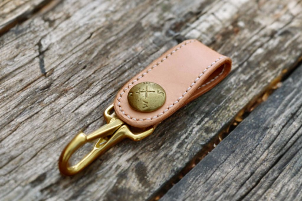 【受注製作】本革サドルレザーのキーホルダー