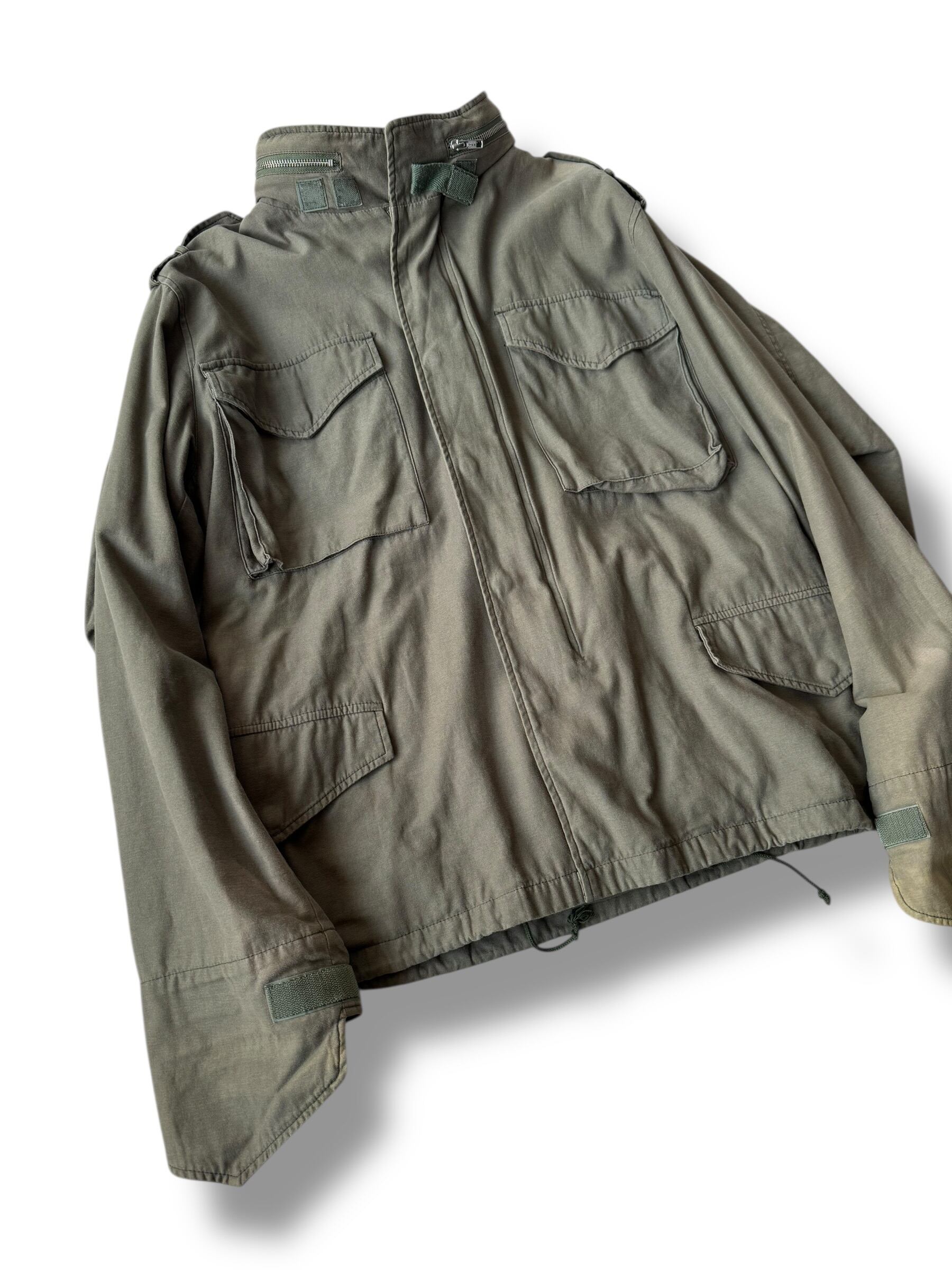♾00's PHENOMENON archive♾ LOOP M-65 Multiple Zip Military jacket