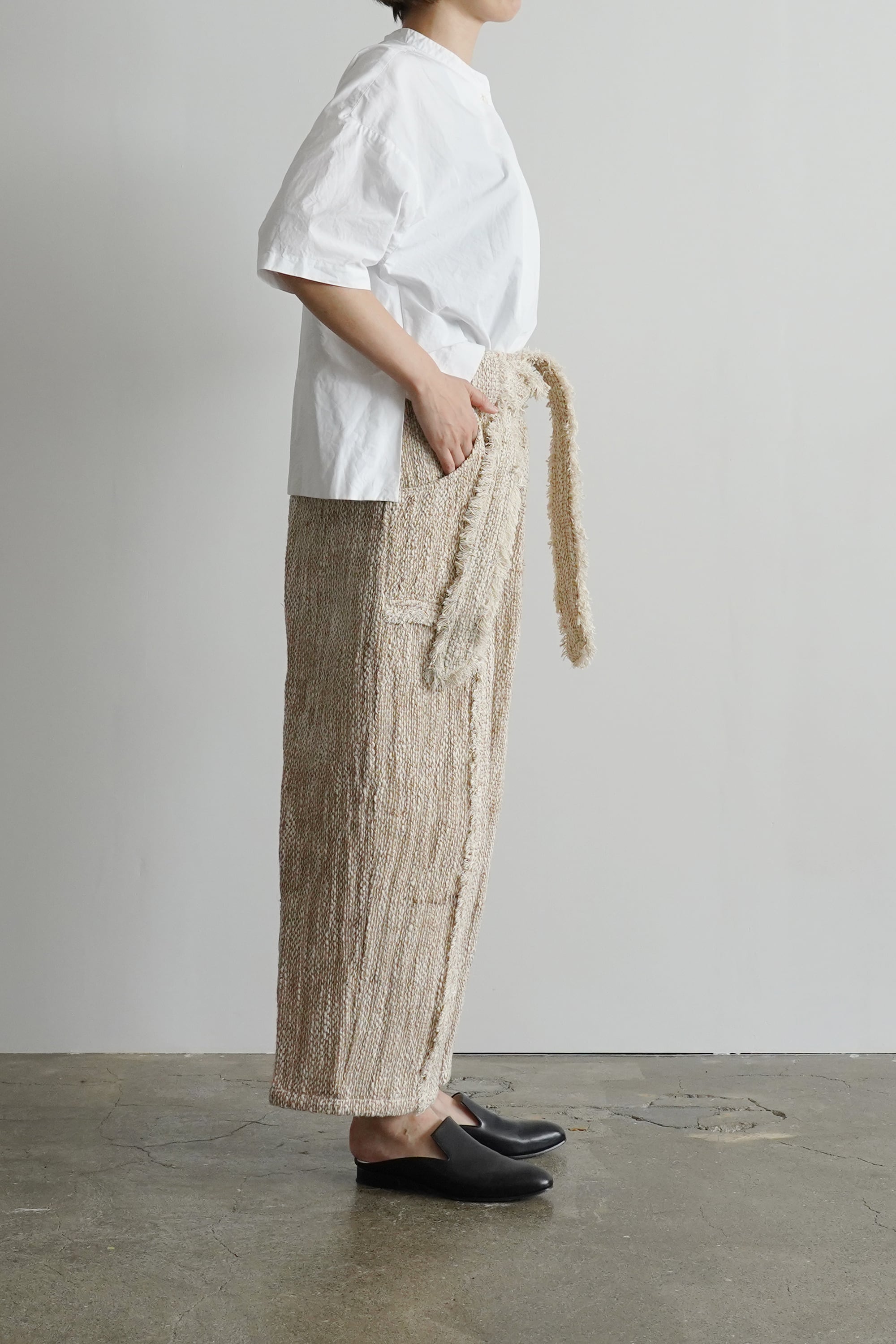 Pheeta - パンツ Ana Beige | ROUND ROBIN CLOSET