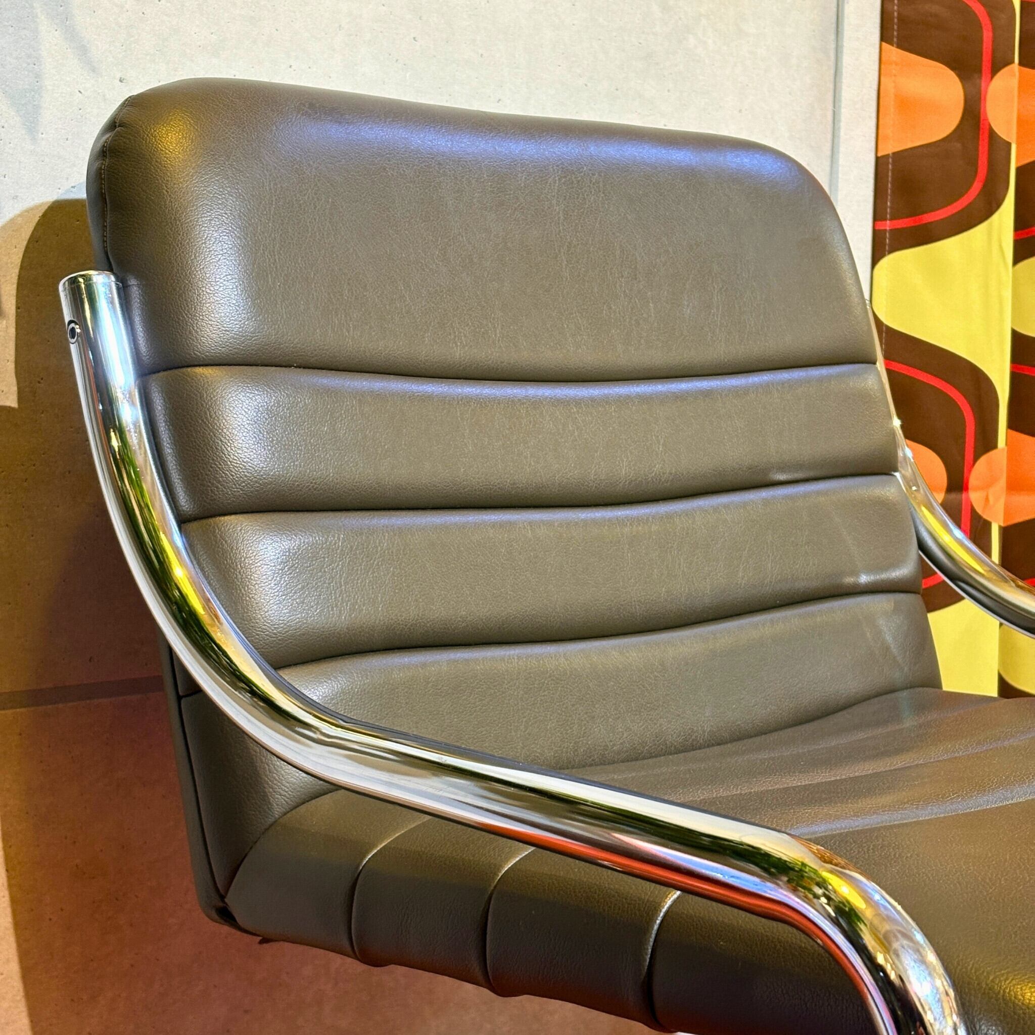 USED】Cantilever Chrome Lounge Chair / カンティレバー ラウンジ