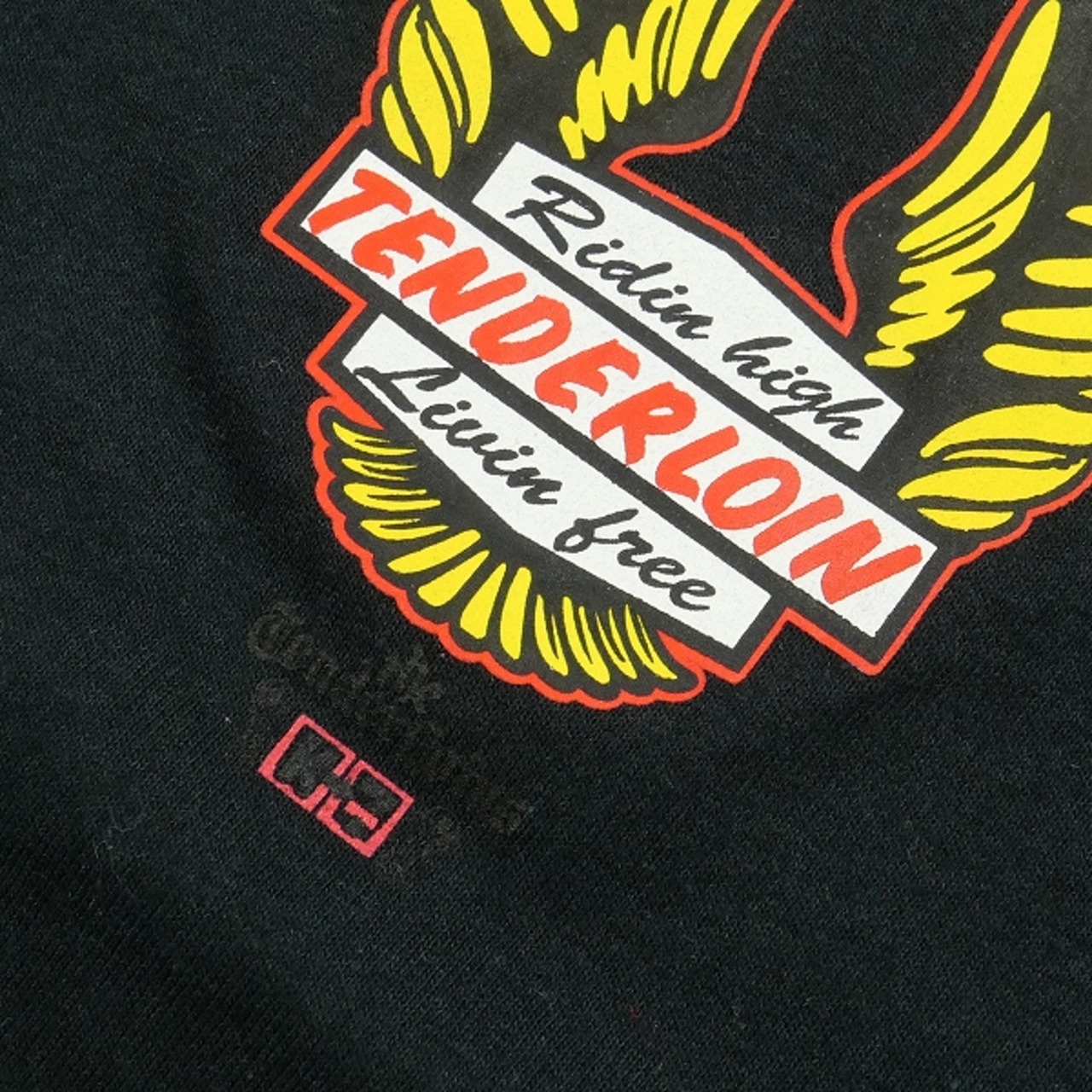 Size【L】 TENDERLOIN テンダーロイン T-3 ハーレーデザインTシャツ 黒  