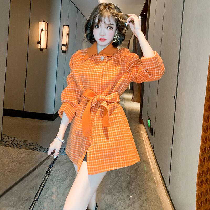 カラーウェストベルト コート ウィンター 冬物 ハーネス MIUCO75577793904