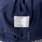 TOURSTAGE ツアーステージ バイカラー ハーフジップ 半袖ポロシャツ M/グレー ネイビー/ゴルフ