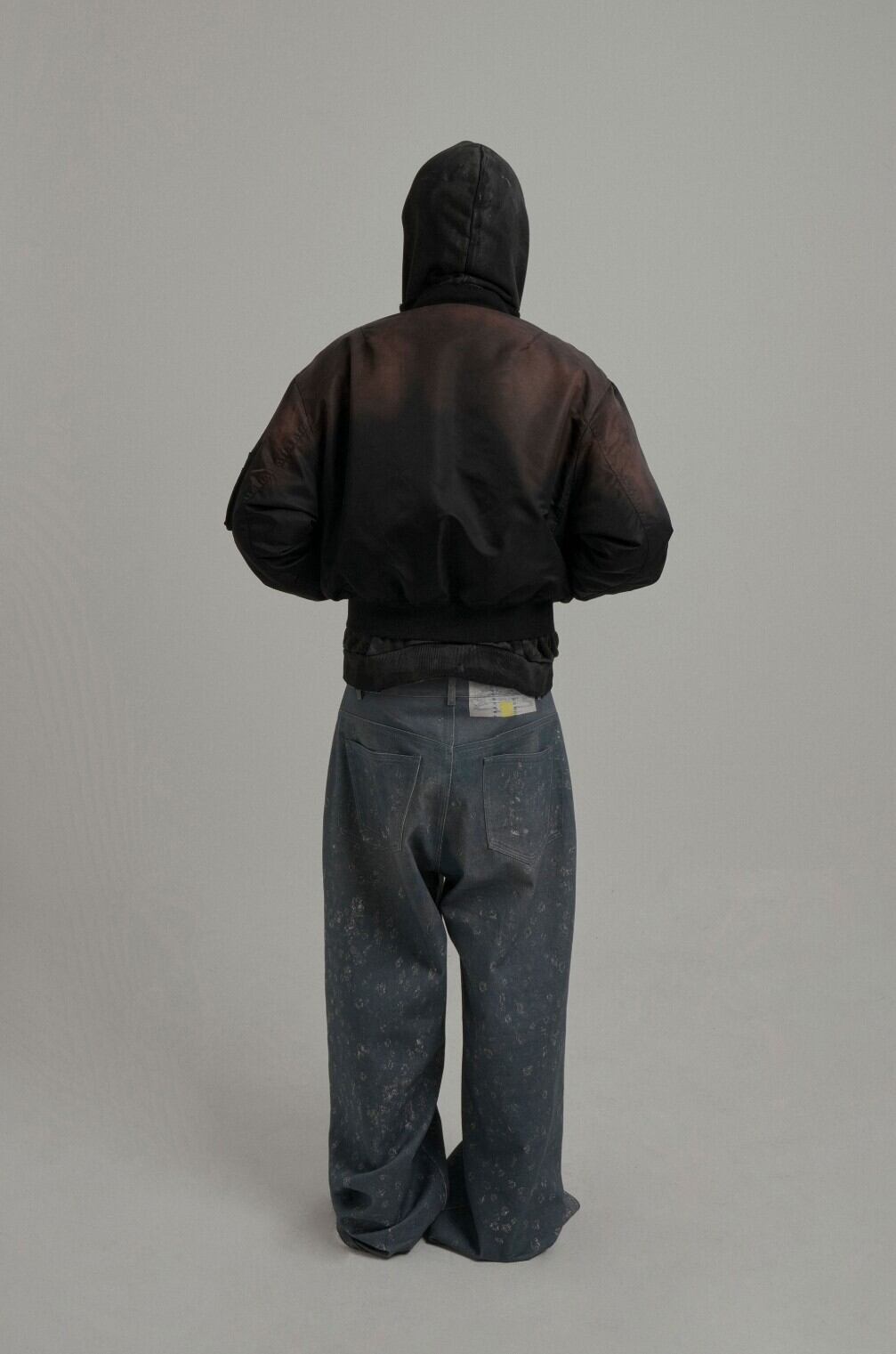 ☆BOYNEXTDOOR イハン 着用！！【GRAILZ】DIRTY WASHED BOMBER JACKET