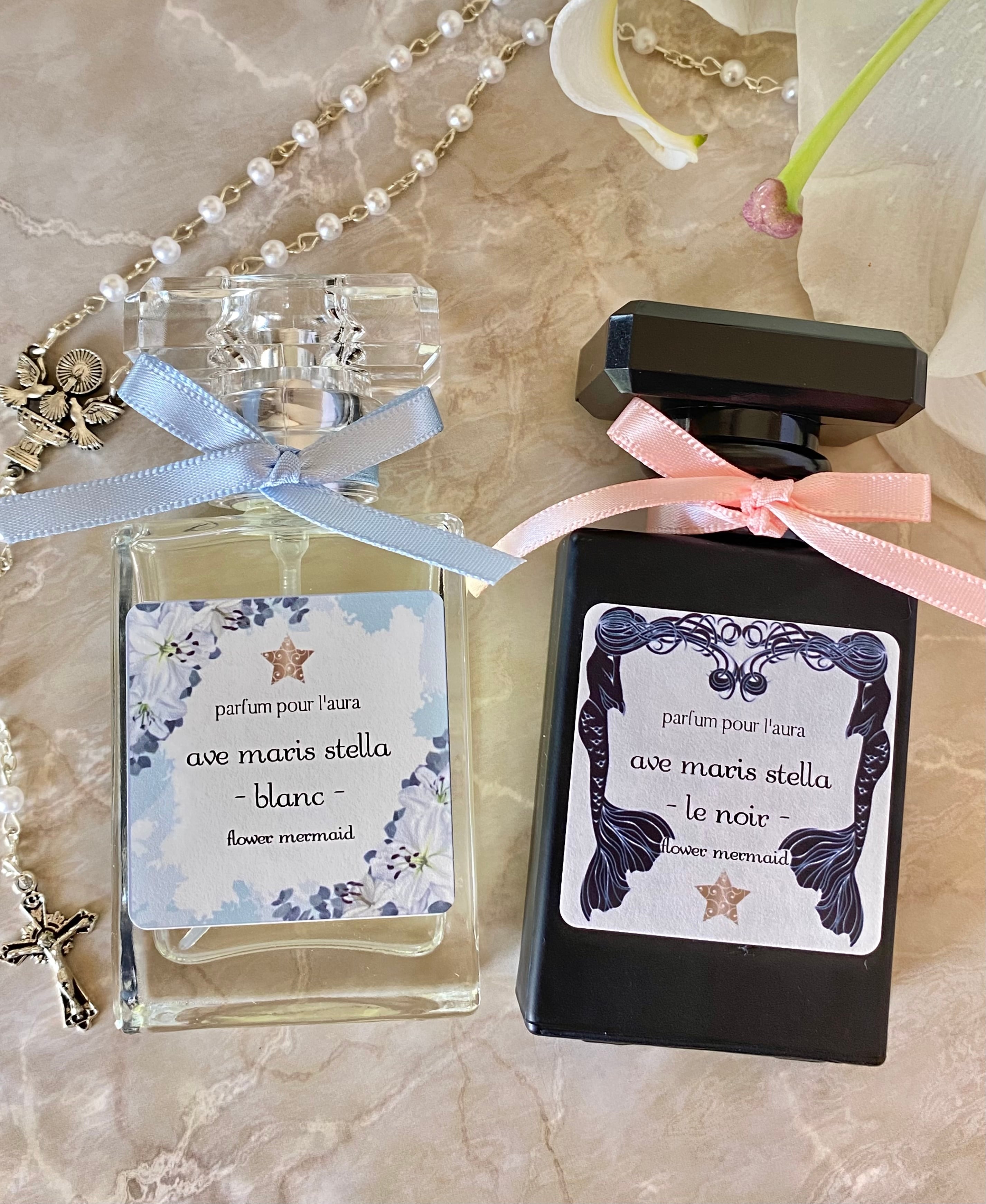 再販3本♡blanc(白)マリアの香水「ave maris stella」オーラフレグランス