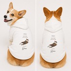 THE WIGGLE VIEW / BUM ver. Dog Hoodie 【名入れ対応】　[D0002]