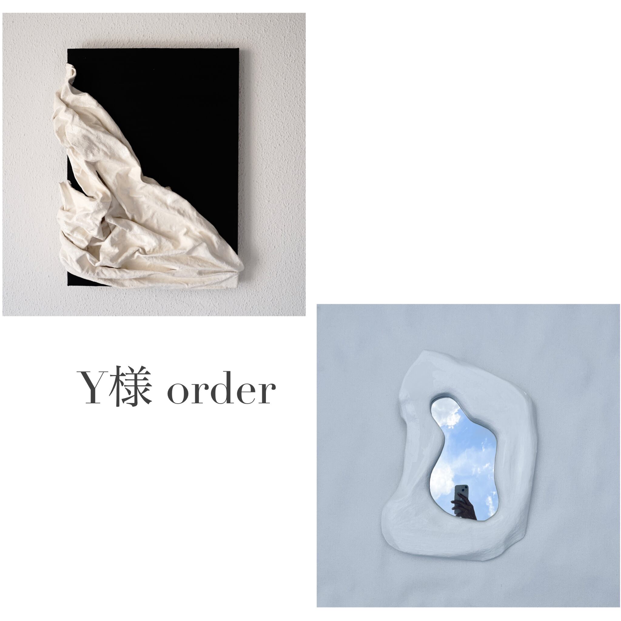 ご注文品【pure white 】2作品