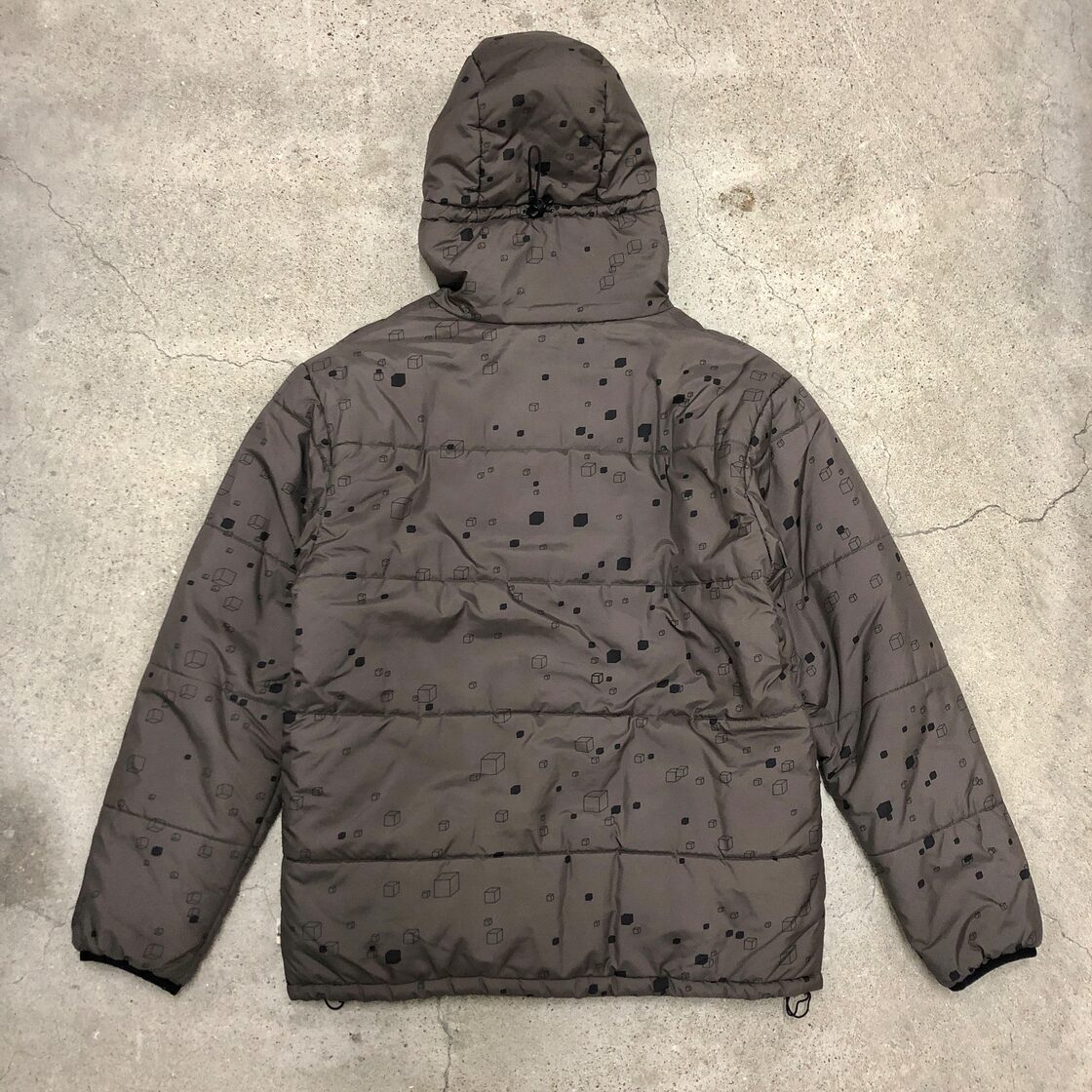00s OLD STUSSY×Boris Tellegen DELTA/Nylon Jacket/M/キューブ柄 