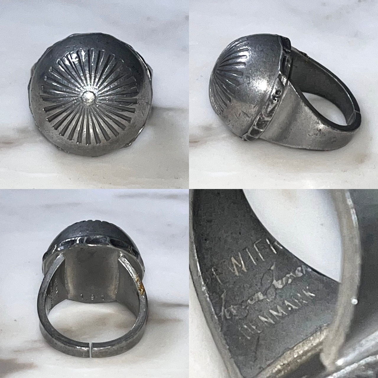 JORGEN JENSEN pewter ring