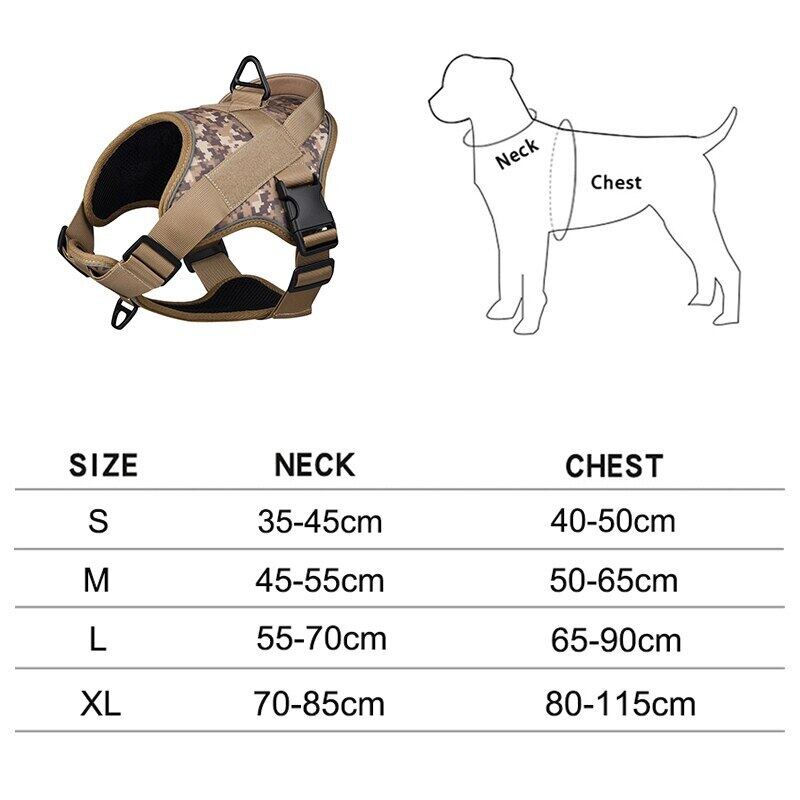 大型犬用反射機能付きハーネス　D04-009