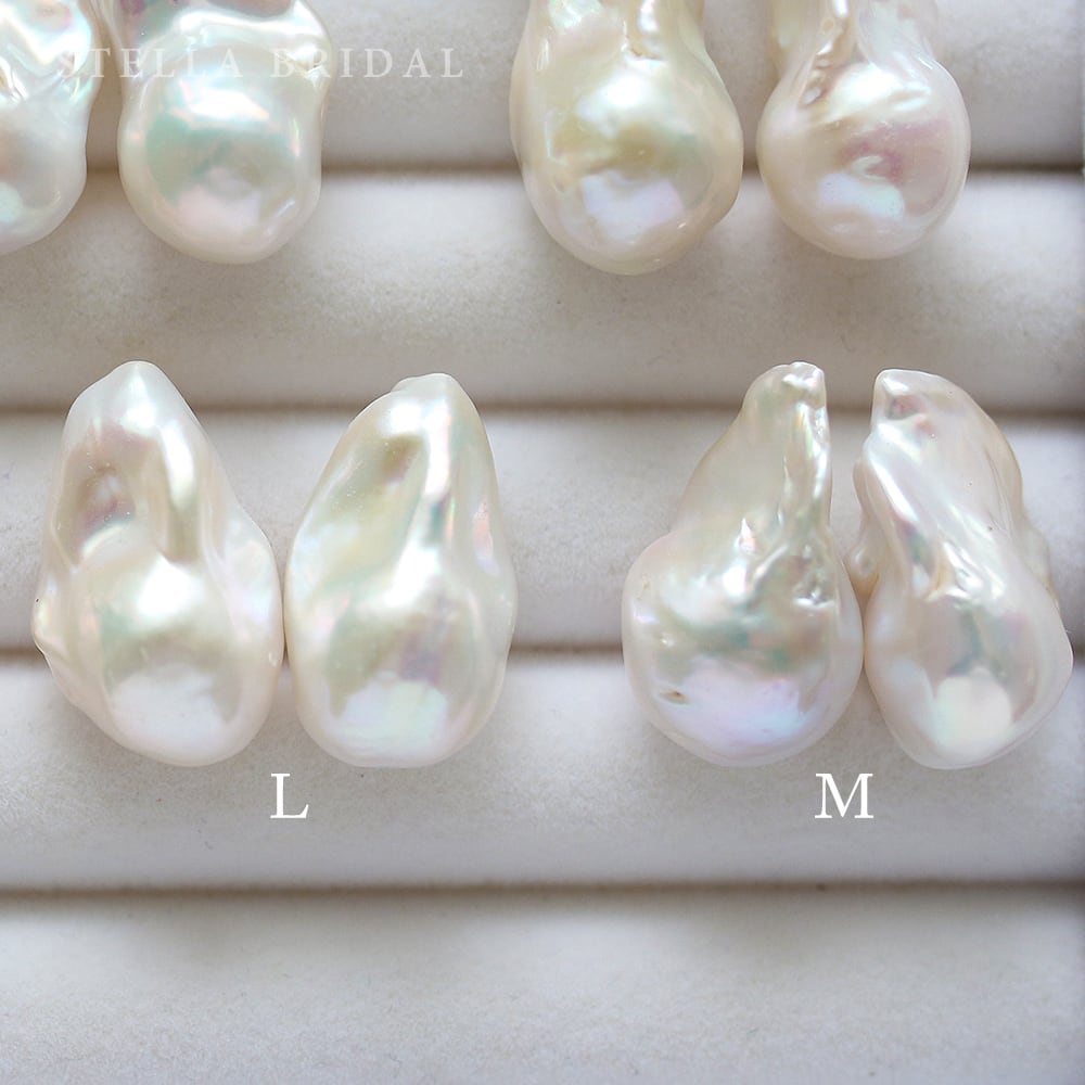 受注生産品】ブライダルやフォーマルにも＊選べるパール＊ミディアム