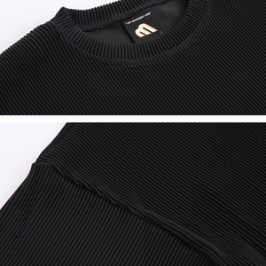 サマーリブブラックスーツTシャツ（別売りでセットアップのパンツあり）　MT0080454